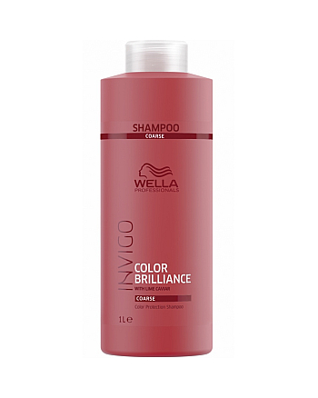 Wella INVIGO Color Brilliance - Шампунь для защиты цвета окрашенных жестких волос 1000 мл - hairs-russia.ru